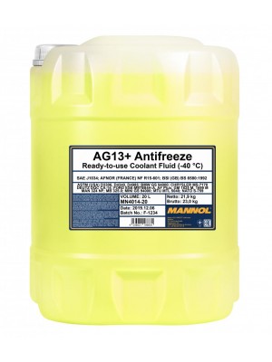 Mannol Kühlerfrostschutz Antifreeze AG13+ -40 Advanced Fertigmischung 20l Kanister