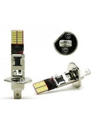 LED Nebelscheinwerfer Birne Lampe H1 24x 4014 SMD Weiß