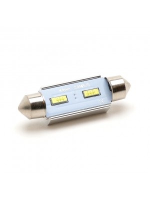 LED Soffitte C10W 41mm 2x 2055 SMD Weiß 250 Lumen Canbus