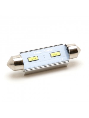 LED Soffitte C10W 44mm 2x 2055 SMD Weiß 250 Lumen Canbus