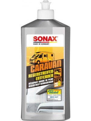 SONAX CARAVAN RegenstreifenEntferner 500 ml schleifmittelhaltiger Intensivreiniger für Lack und GfK | Art-Nr. 07182000