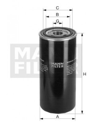 MANN-FILTER WD 940/11 - Hydraulikfilter, Automatikgetriebe