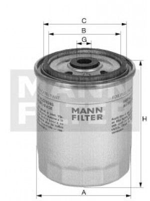 MANN-FILTER SP 3008-2 x - Kraftstofffilter