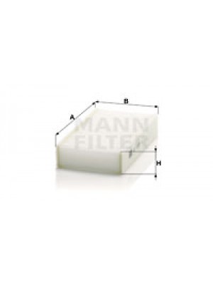 MANN-FILTER CU 1721-2 - Filter, Innenraumluft