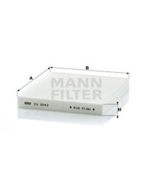 MANN-FILTER CU 2043 - Filter, Innenraumluft