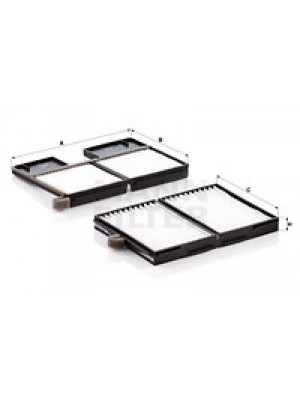 MANN-FILTER CU 21 001-2 - Filter, Innenraumluft