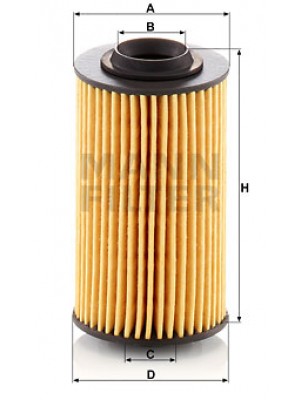 MANN-FILTER HU 69/3 x - Ölfilter