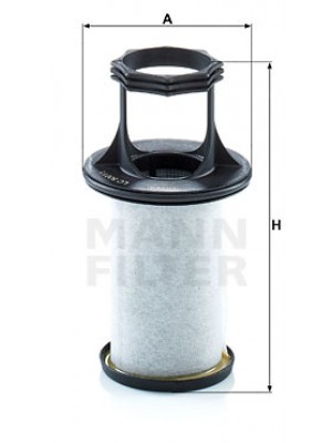 MANN-FILTER LC 5001/1 x - Filter, Kurbelgehäuseentlüftung