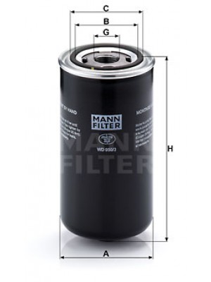 MANN-FILTER WD 950/3 - Hydraulikfilter, Automatikgetriebe