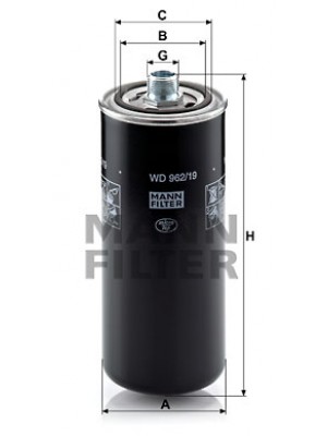 MANN-FILTER WD 962/19 - Hydraulikfilter, Automatikgetriebe