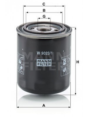 MANN-FILTER W 9023/1 - Hydraulikfilter, Automatikgetriebe
