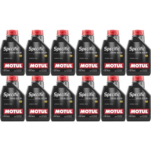 MOTUL SPECIFIC 0W20 VW 508.00 509.00 1 Liter 12x 1l = 12 Liter ...