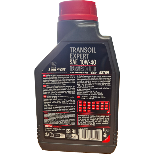Motul Transoil Expert 10W-40 Getriebeöl 1 Liter Flasche