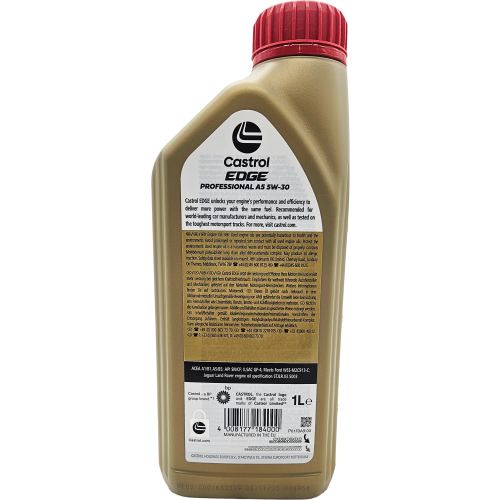 Castrol Edge Professional Titanium A5 5W-30 Motoröl 1l
