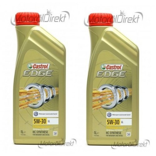 Castrol Edge 5W-30 LL Fluid Titanium Motoröl Longlife III 2x 1l