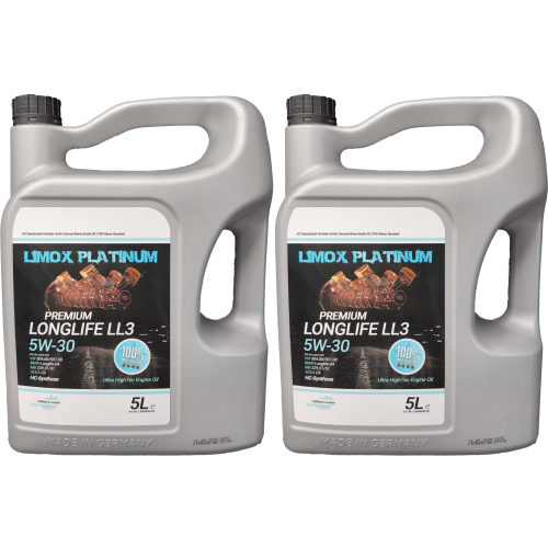 LIMOX Platinum Longlife LL3 5W-30 Motoröl 2x 5 = 10 Liter