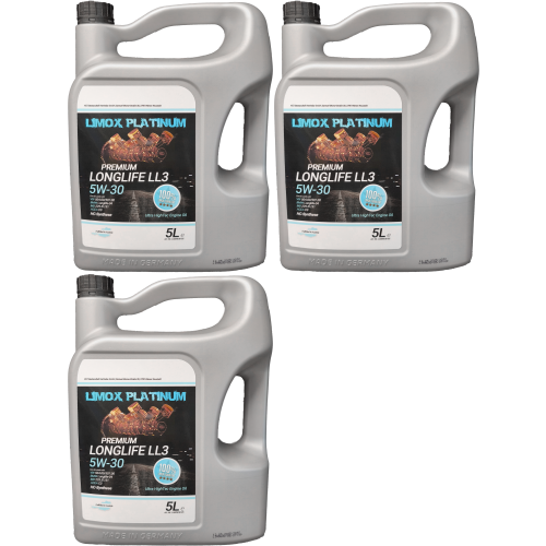 LIMOX Platinum Longlife LL3 5W-30 Motoröl 3x 5 = 15 Liter