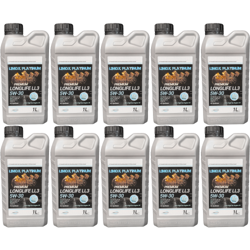 LIMOX Platinum Longlife LL3 5W-30 Motoröl 10x 1l = 10 Liter
