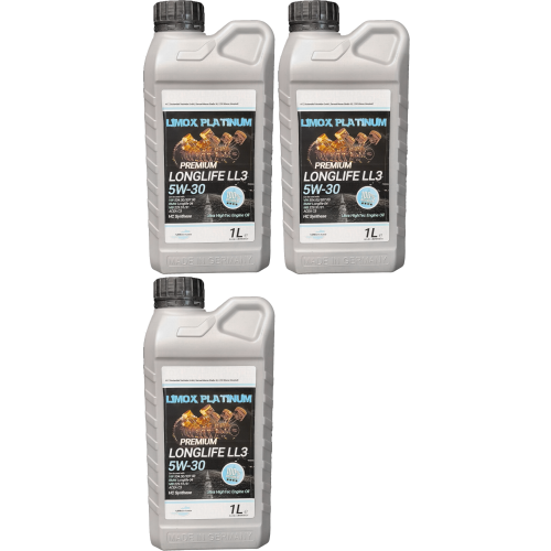 LIMOX Platinum Longlife LL3 5W-30 Motoröl 3x 1l = 3 Liter