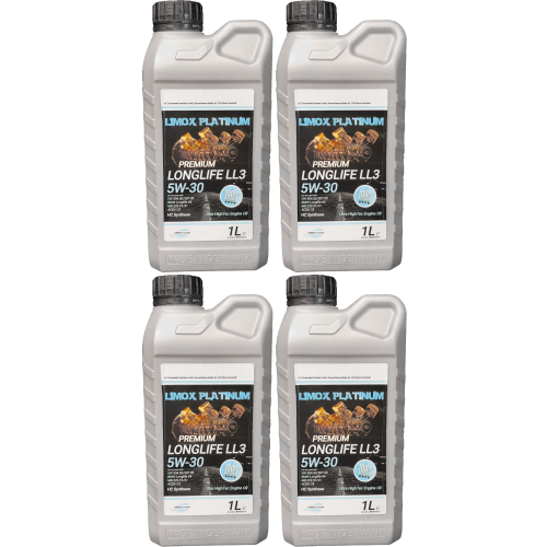 LIMOX Platinum Longlife LL3 5W-30 Motoröl 4x 1l = 4 Liter
