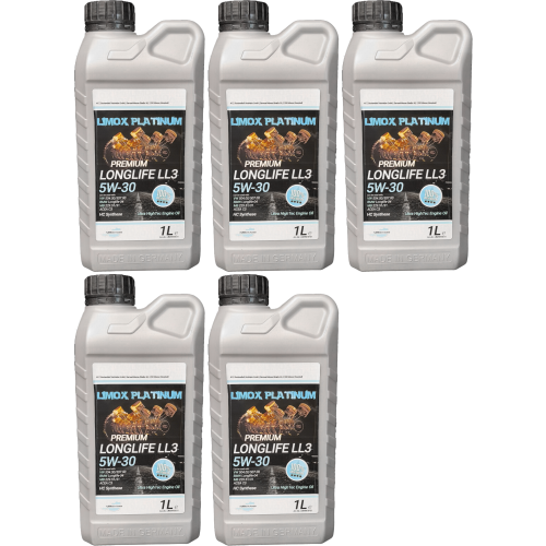 LIMOX Platinum Longlife LL3 5W-30 Motoröl 5x 1l = 5 Liter