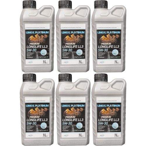 LIMOX Platinum Longlife LL3 5W-30 Motoröl 6x 1l = 6 Liter