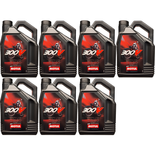Motul 300V 4T Factory Line 5W-40 Off Road Motorrad Motoröl 7x 4l = 28 Liter
