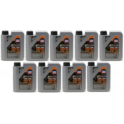 Liqui Moly 3706 5W-30 Top Tec 4200 Longlife III Motoröl 9x 1l = 9