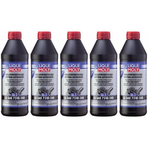 Liqui Moly 4421 Vollsynthetisches Hypoid-Getriebeöl GL5 LS 75W-140 5x1l=5  Liter - Motoröl günstig kaufen