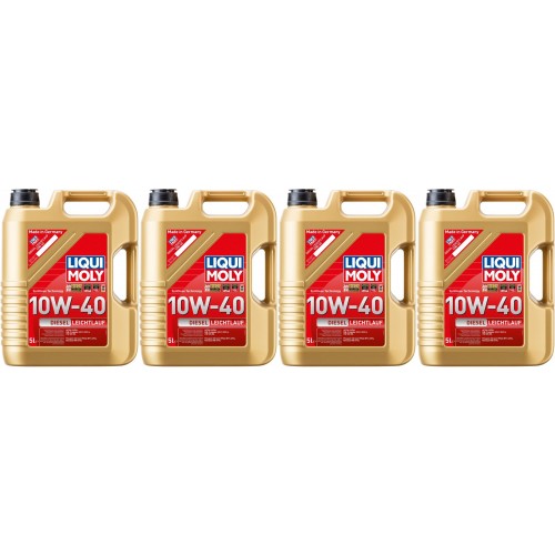 Liqui Moly 1387 Diesel Leichtlauf 10W-40 4x 5 = 20 Liter - Motoröl günstig  kaufen