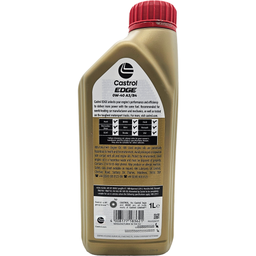 Castrol Edge Fluid Titanium (ex. FST) 0W-40 A3/B4 Motoröl 1l