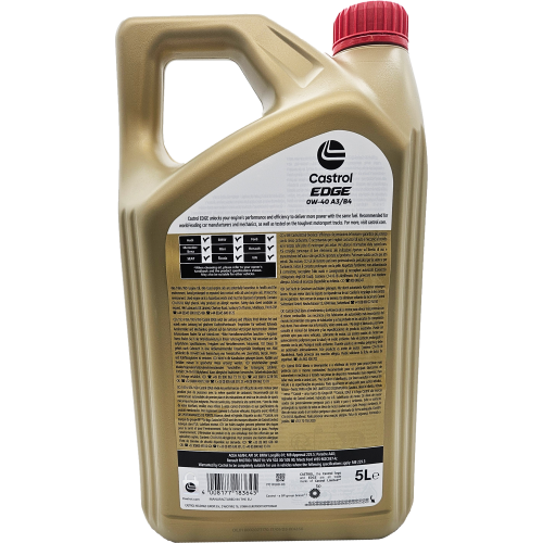 Castrol Edge Fluid Titanium (ex. FST) 0W-40 A3/B4 Motoröl 5l Kanne