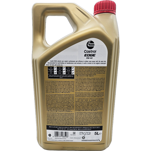 Castrol Edge 5W-40 Motoröl 5l (ex. FST)
