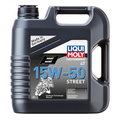 Liqui Moly 1689 Motorbike 4T 15W-50 Street Motorrad Motoröl 4l