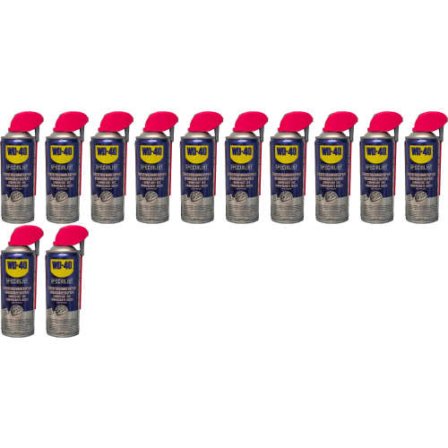 WD-40 SPECIALIST Smart Straw PTFE Trockenschmierspray 12x 400 Milliliter