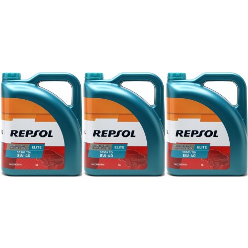 Repsol Motoröl ELITE 50501 TDI 5W40 3x 5 = 15 Liter - Motoröl günstig kaufen