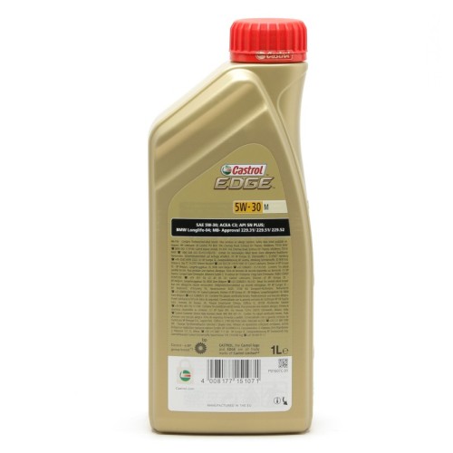 Castrol Edge 5W-30 M (BMW LL04 + MB 229.52) Motoröl 11x 1l = 11 Liter