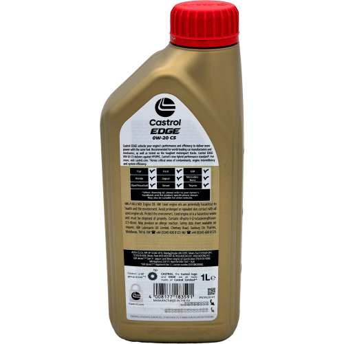 Castrol Edge Fluid Titanium (ex. FST) C5 0W-20 Motoröl 1l