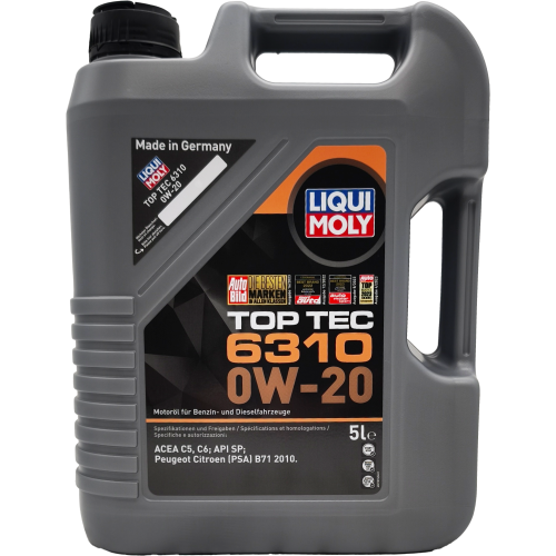 Liqui Moly 21876 Top Tec 6310 0W-20 Motoröl 5 Liter Kanister