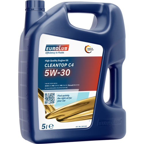 Eurolub Cleantop C4 5W-30 Motoröl 5l Kanister