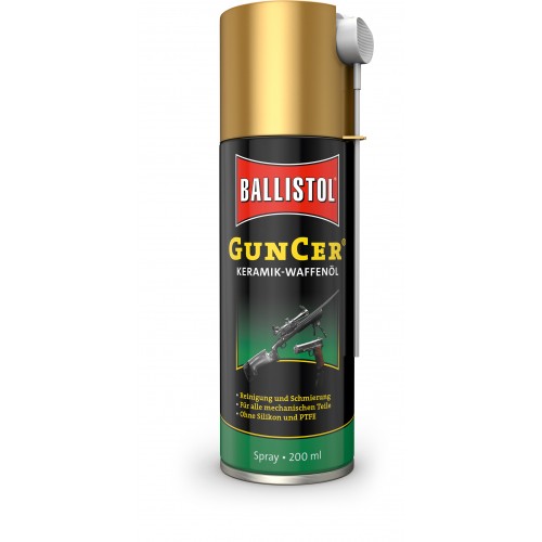 Ballistol GunCer Keramik-Waffenöl Spray, 200 ml