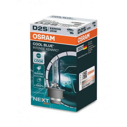 Osram Xenon Brenner D2S 12V+24V 35W P32d-2 XENARC COOL BLUE INTENSE  NextGen. 6200K +150% 1st. - Motoröl günstig kaufen