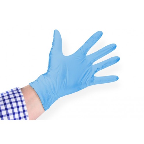 Nitril-Einweghandschuhe, weiß puderfrei, Größe M, "SEMYcare" SC-337 100er Pack