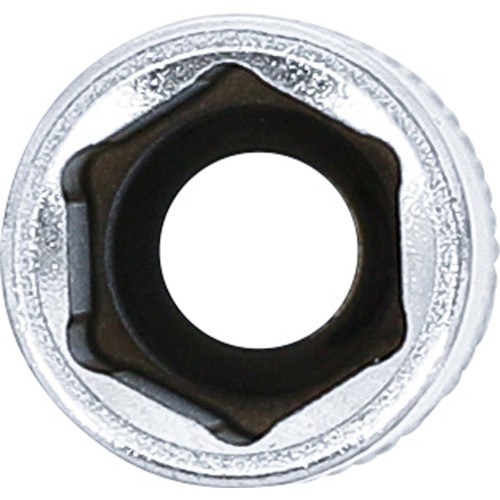 BGS Steckschlüssel-Einsatz Sechskant, tief | Antrieb Innenvierkant 6,3 mm (1/4"") | SW 9 mm