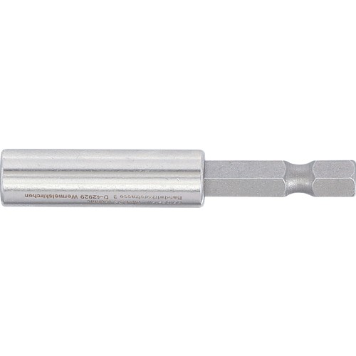 BGS Magnetischer Bithalter, extra stark | Abtrieb Außensechskant 6,3 mm (1/4"") | 60 mm