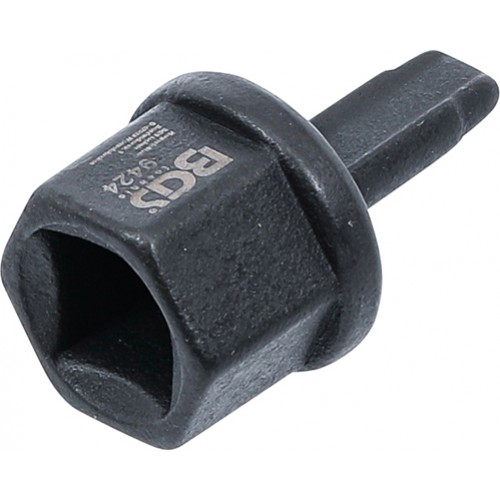 BGS Ölablassschrauben-Spezialprofil-Bit-Einsatz | Antrieb Innenvierkant 10 mm (3/8"") | für VAG