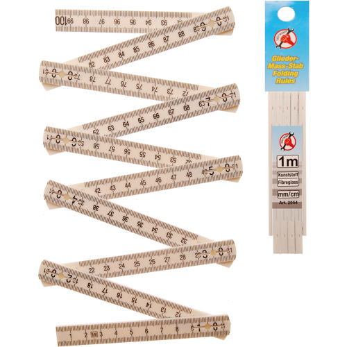 BGS Gliedermaßstab | 10 Glieder | 1 m