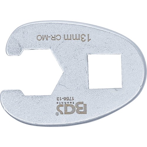 BGS Hahnenfußschlüssel | Antrieb Innenvierkant 10 mm (3/8"") | SW 13 mm