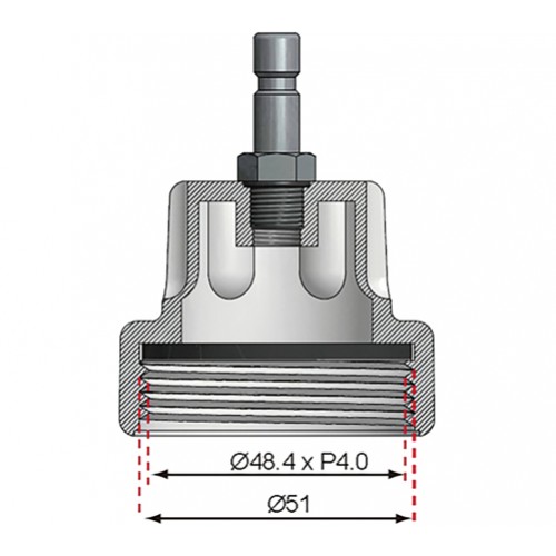 BGS Adapter Nr. 11 für Art. 8027, 8098 | für Audi, VW
