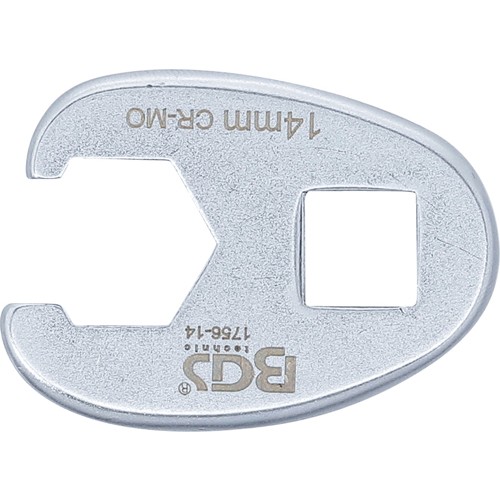 BGS Hahnenfußschlüssel | Antrieb Innenvierkant 10 mm (3/8"") | SW 14 mm